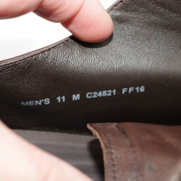 Cole Haan Mens Henry GrandOS Oxfords Size 11 M Brown Leather Cap Toe Dress Shoes main image 5